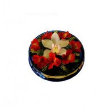 Orqu�dea en pecera de vidrio