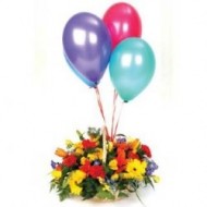 Arreglo primaveral con globos